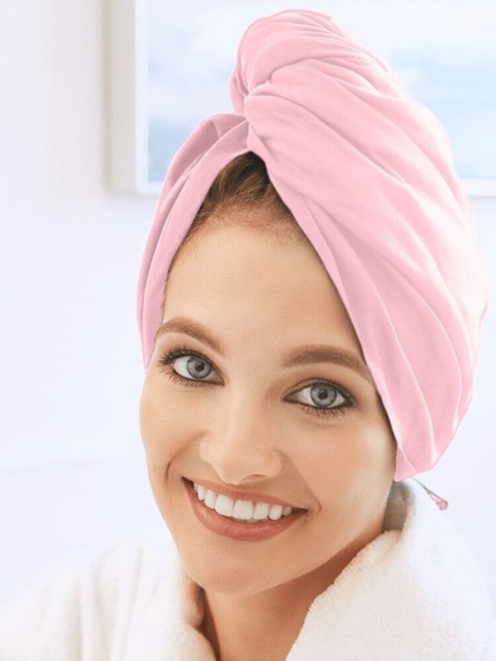 Microfiber Hair Wrap Turban Towels Set of 3 Quick Dry